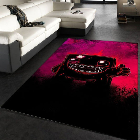 Super Meat Boy Nintendo Switch Carpet Area Rug