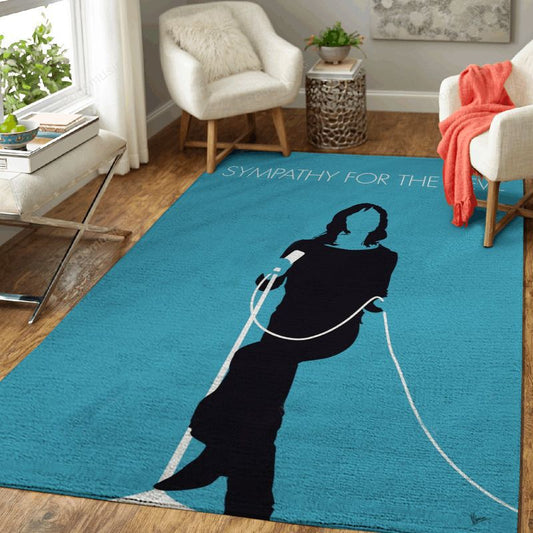 Sympathy for the Devil The Stones Music Artwork Minimal Music Artworks Art Carpet Area Rug