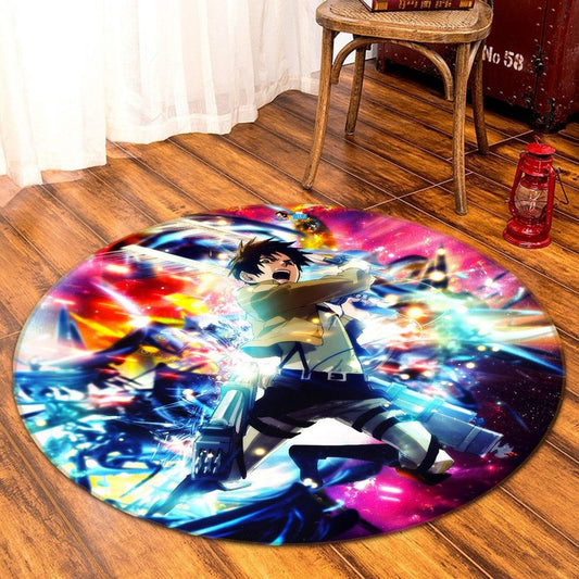 Attack On Titan Anime 14 Round Carpet Area Rug