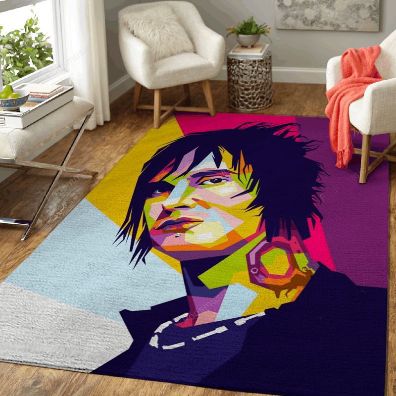 The Rev Music Art Carpet Area Rug