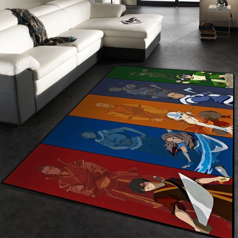 The Last Airbender Collage Anime Girls Anime Carpet Area Rug