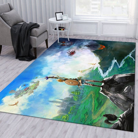 The Legend Of Zelda Breath Of The Wild V2 Carpet Area Rug