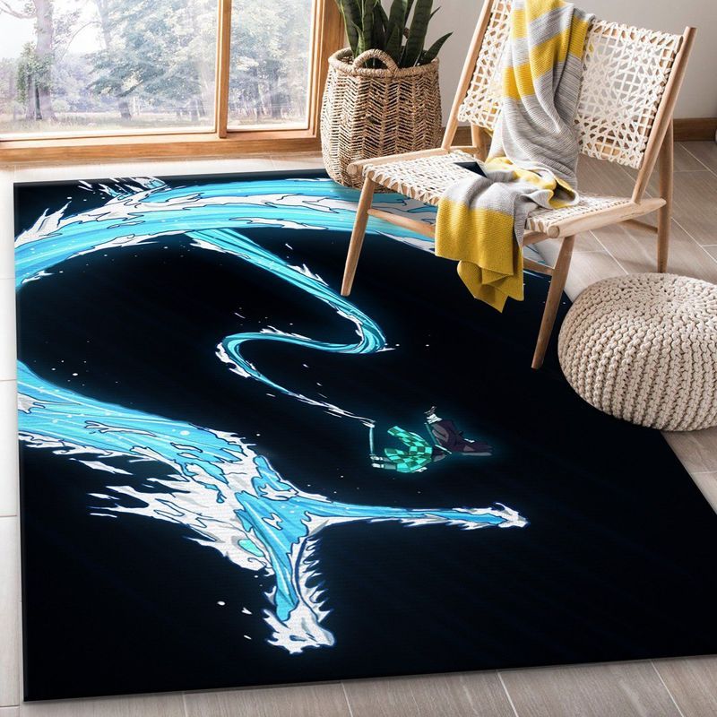Agatsuma Zenitsu Demon Slayer Anime Carpet Area Rug