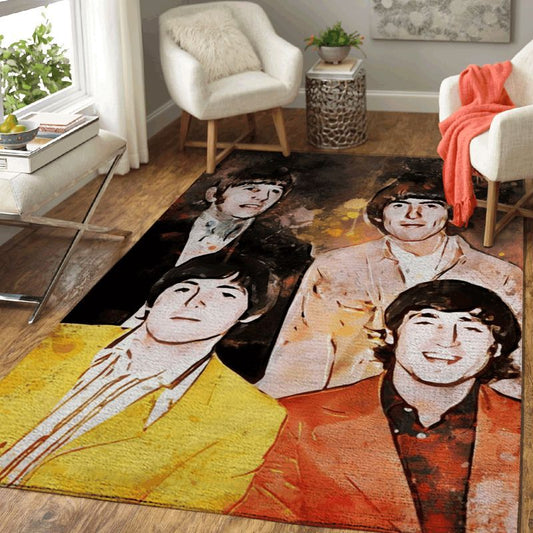 The Beatles While My Guitar Gently Weeps Song Album Art Carpet Area Rug