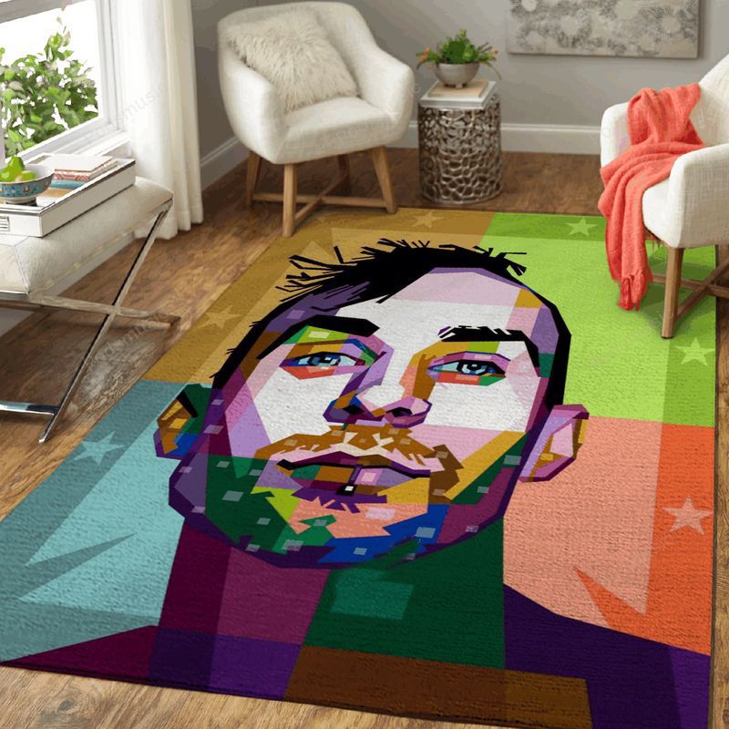 Travis Barker Music Art Carpet Area Rug