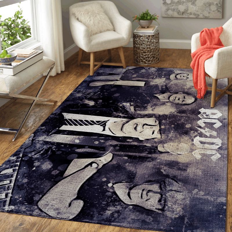 Acdc Band Music Art Carpet Area Rug