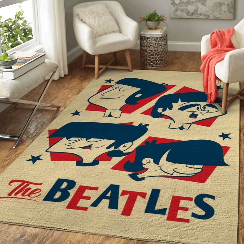 Beatles Band Music English Rock Band The Beatles Art Carpet Area Rug
