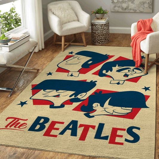 Beatles Band Music English Rock Band The Beatles Art Carpet Area Rug