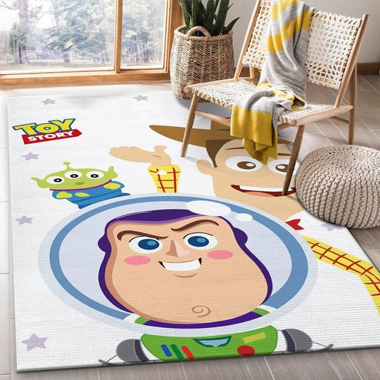 Buzz Lightyear And Woody Toy Story Disney Movies Carpet Area Rug