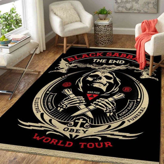 Black Sabbath Music Band 1 Carpet Area Rug