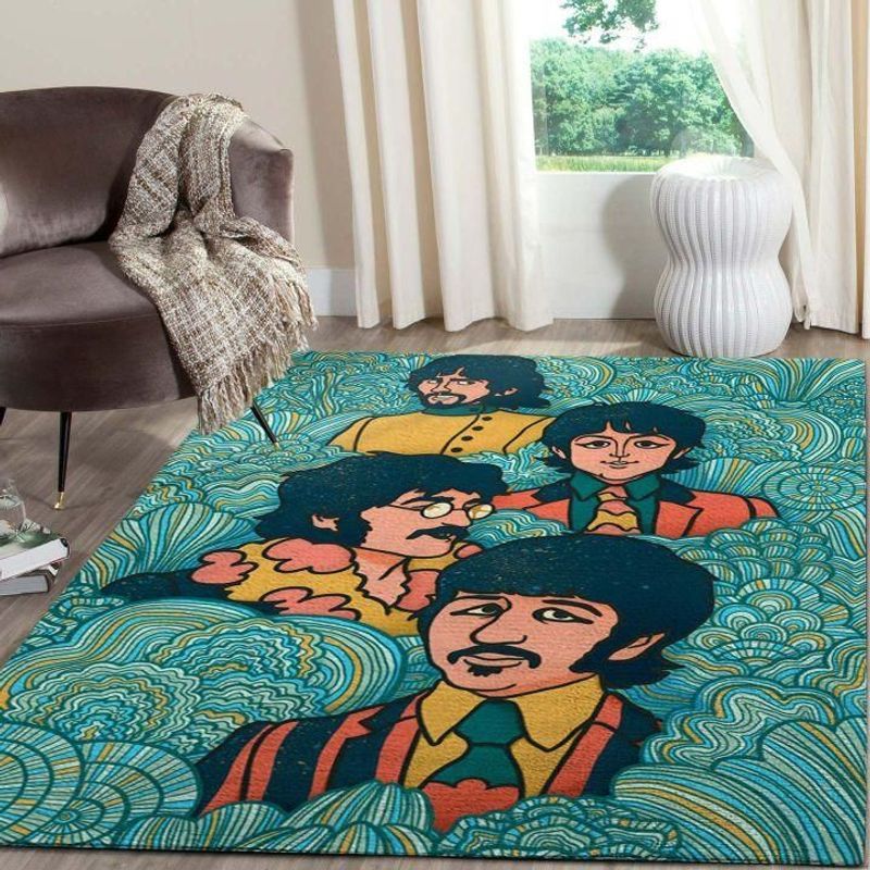 The Beatles Painting II Carpet Area Rug
