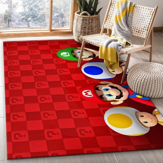 Super Mario Bros Carpet Area Rug 5