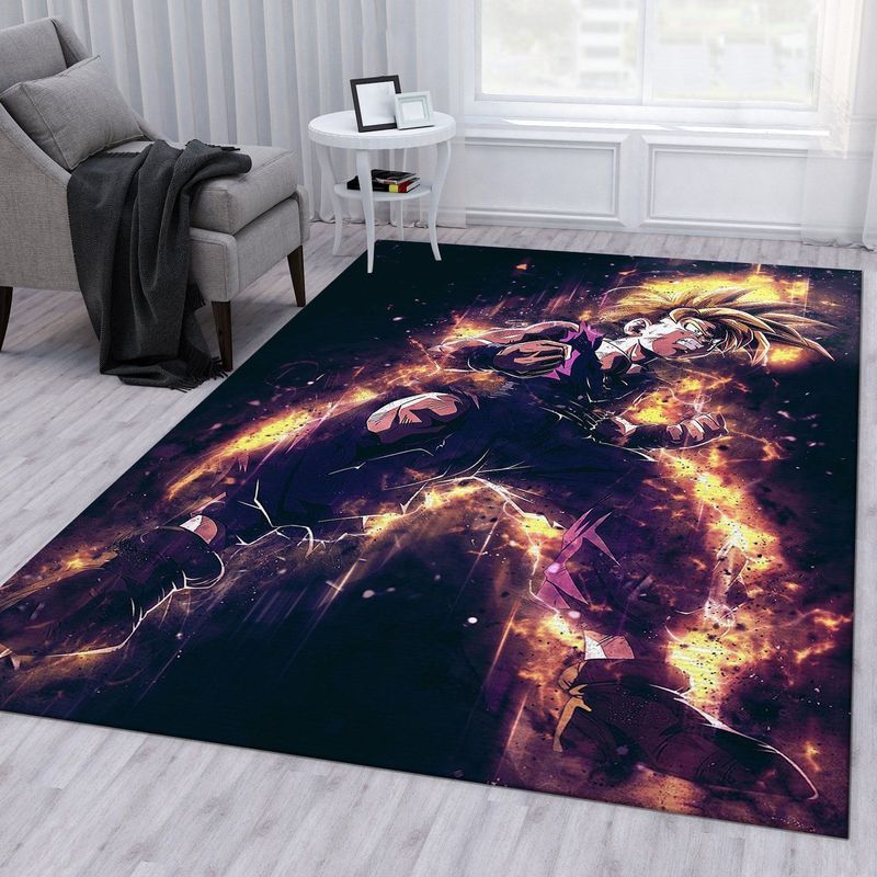Anime Gohan Ultra Instinct Carpet Area Rug