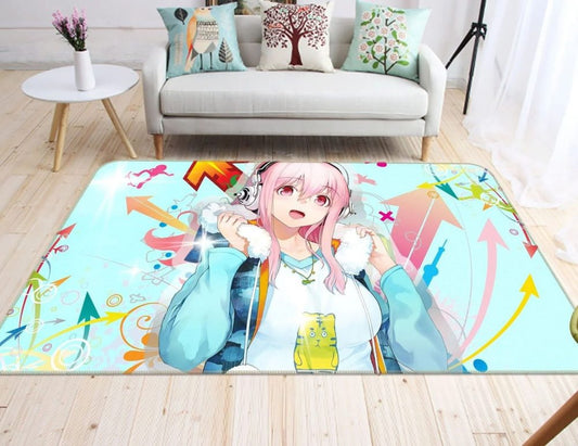 Super Sonico Anime 2 Carpet Area Rug