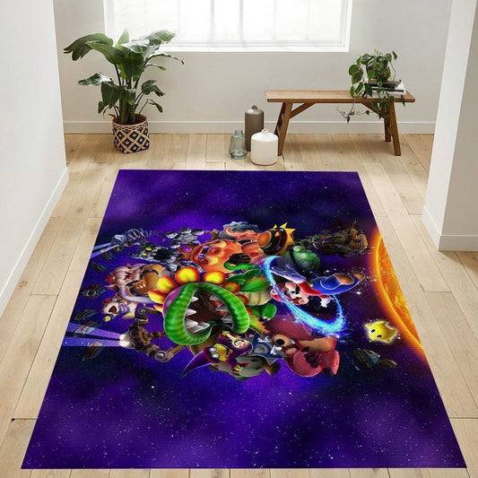 Super Mario 101 Carpet Area Rug