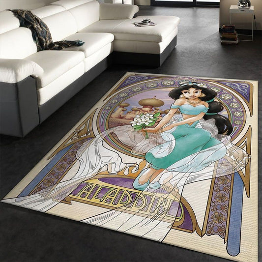 Aladdin Princess Jasmine Disney Movies Carpet Area Rug