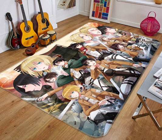 Attack On Titan Anime 19 Carpet Area Rug