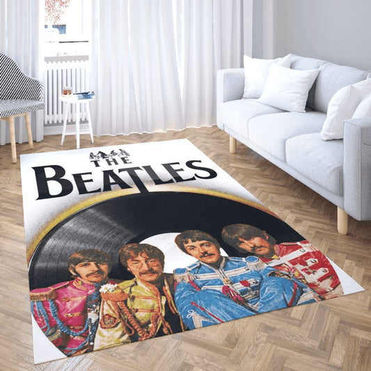 The Beatles vinyl record Carpet Area Rug