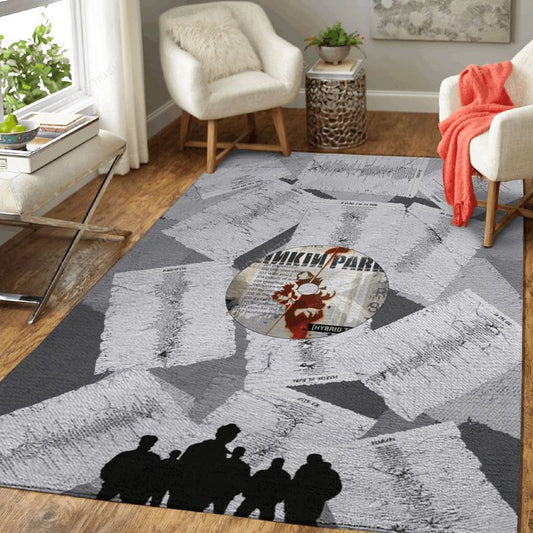 Wm 11 Words And Music Art Carpet Area Rug