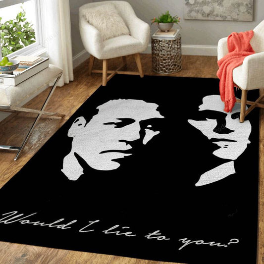 Would I Lie To You Music Art Carpet Area Rug
