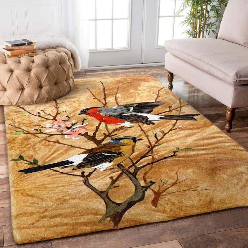 Citron Songbirds 1 Carpet Area Rug