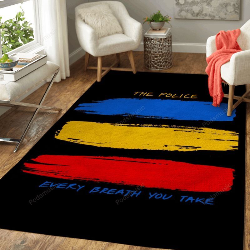 The Police Legend Rock Band Music Every Breath You Take Carpet Area Rug