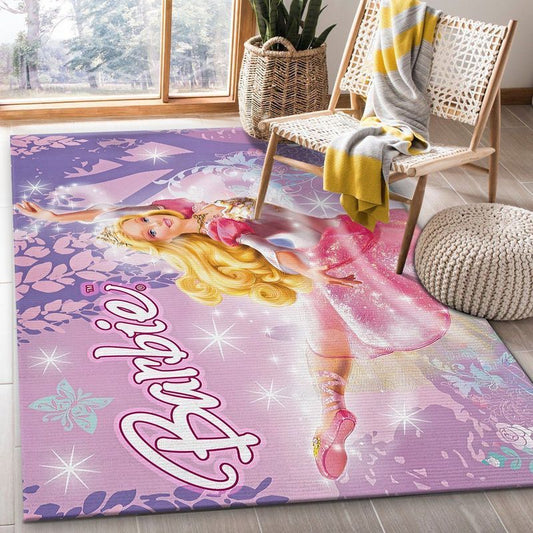 Barbie In Disney Princess Family Carpet Area Rug 2