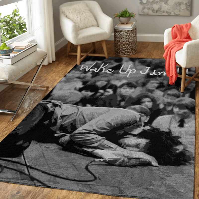 Wake Up Jim Music Art Carpet Area Rug