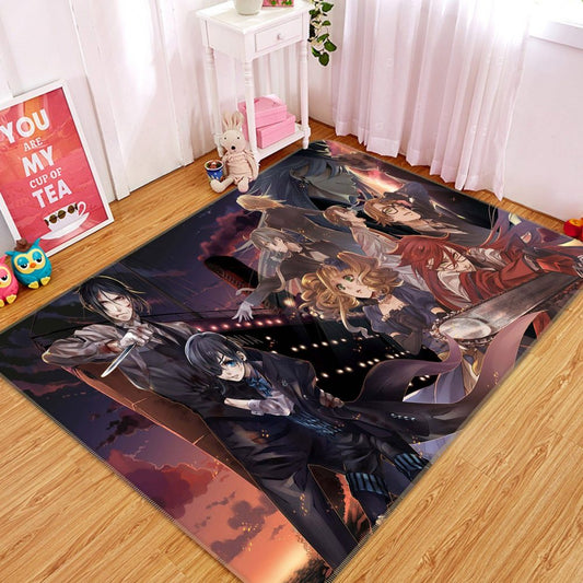 Black Butler Anime 9 Carpet Area Rug