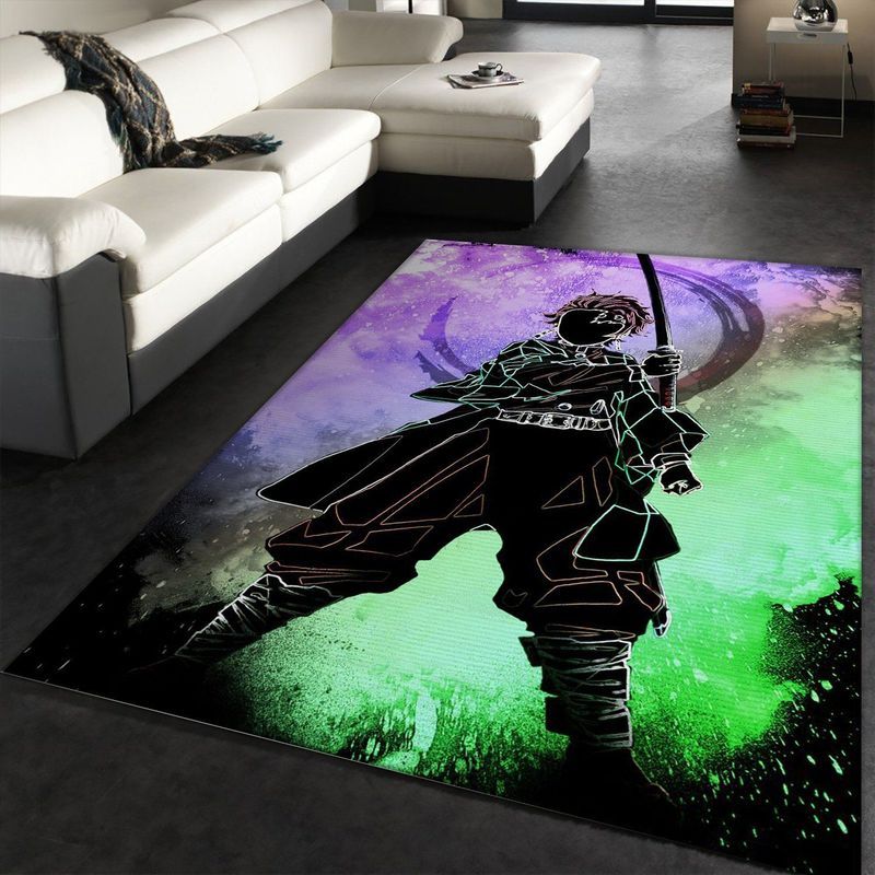 Tanjiro Kamado Demon Slayer Kimetsu No Yaiba Carpet Area Rug