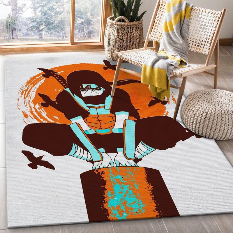 Uchiha Itachi Naruto Anime Carpet Area Rug