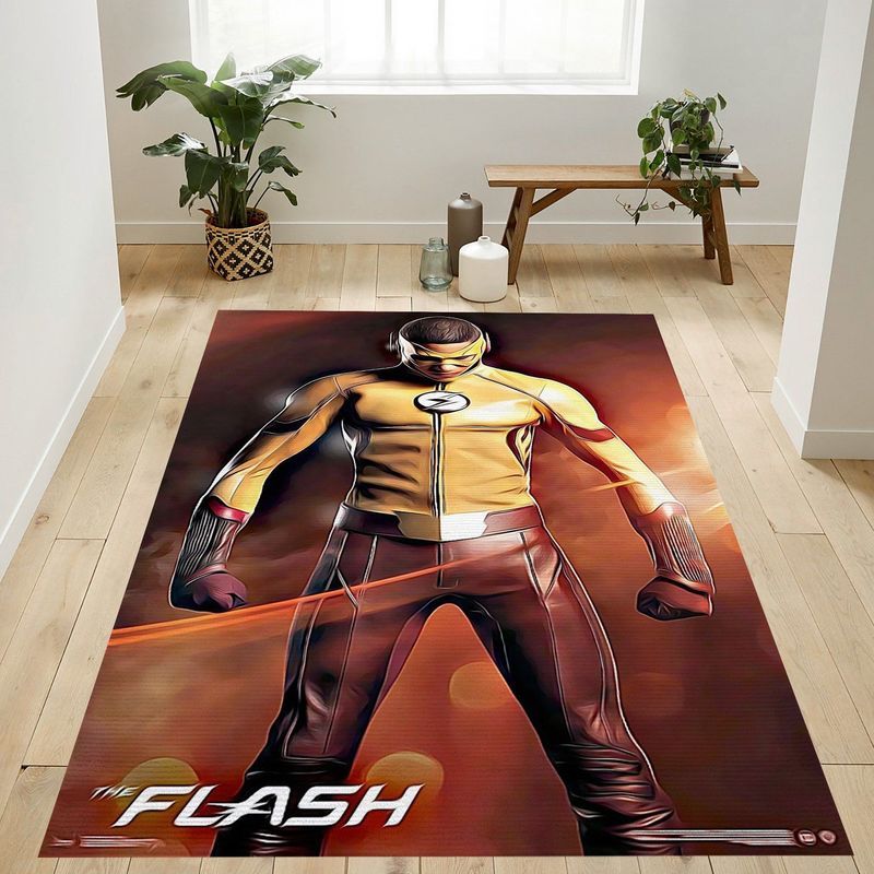 Bart Allen Dc Comics Tv Kid Flash Carpet Area Rug