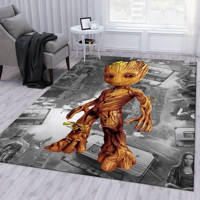 Baby Groot Marvel 2 Carpet Area Rug