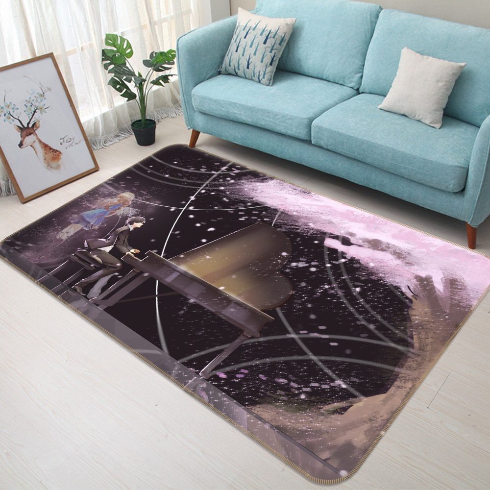 Your Lie In April Anime 3 Carpet Area Rug