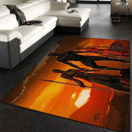 Black Panther Marvel 3 Carpet Area Rug