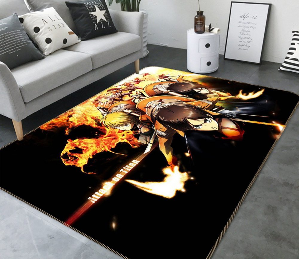 Attack On Titan Anime 44 Carpet Area Rug