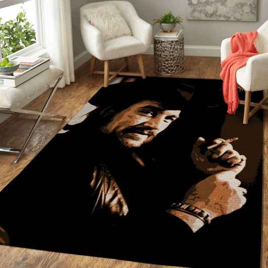 Waylon Jennings Ive Always Been Crazy Art Carpet Area Rug
