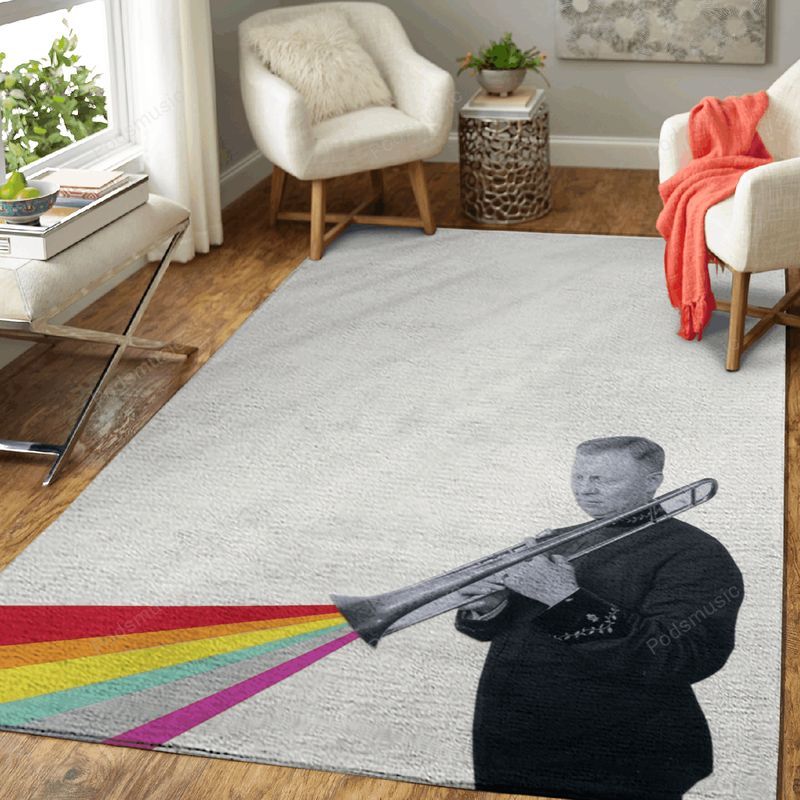 The Colour Of Music People In Collage Art Carpet Area Rug