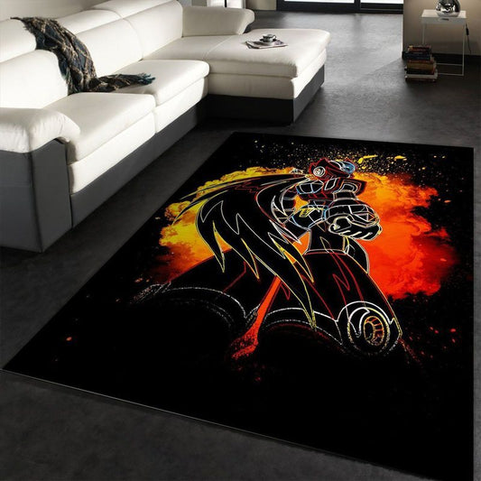 Zero Rock man Mega Man Soul Of Z Carpet Area Rug