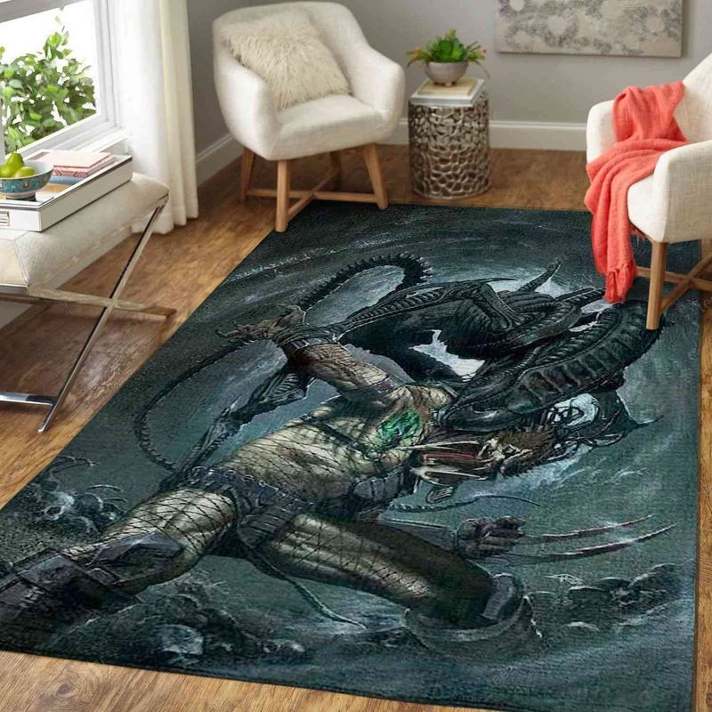 Alien Vs Predator 5 Carpet Area Rug