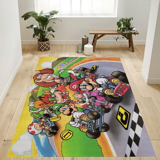 Super Mario 46 Carpet Area Rug