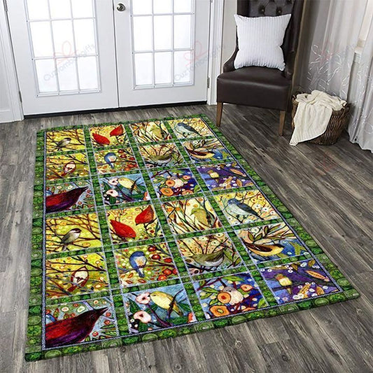 The Birds Carpet Area Rug