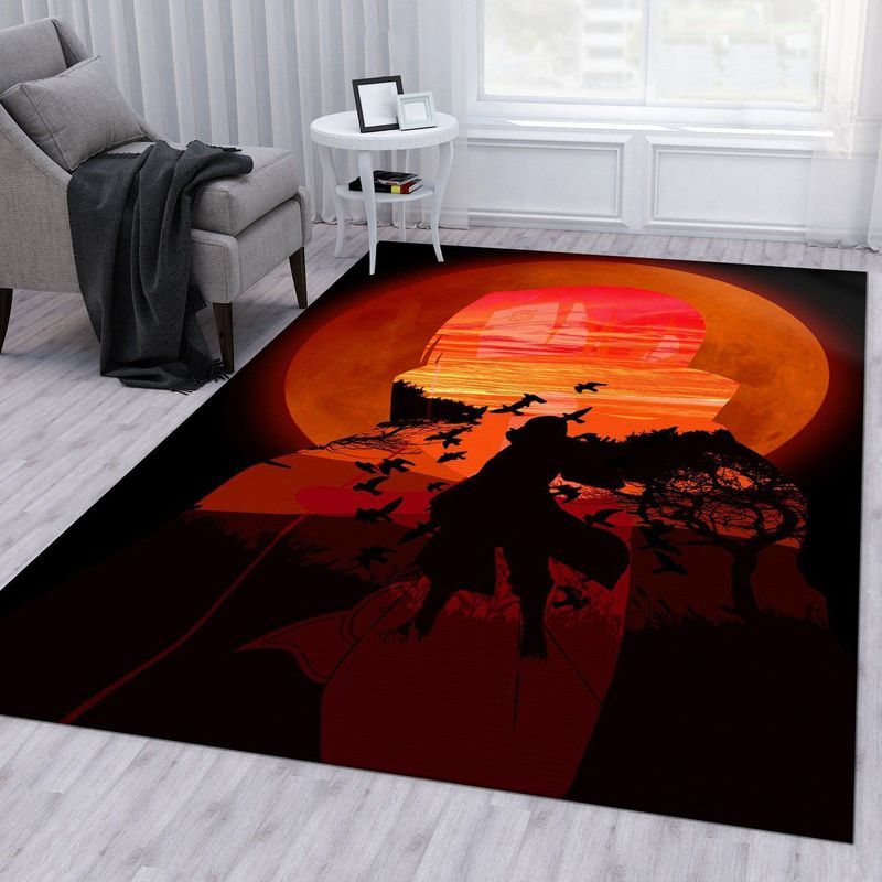 Uchiha Itachi Naruto Anime 7 Carpet Area Rug