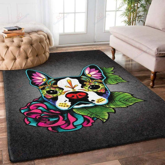Boston Terrier Carpet Area Rug