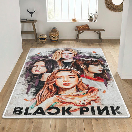 Blackpink Music Band Carpet Area Rug