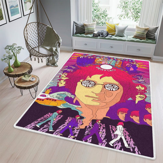 The Beatles Band All You Need Is Love The Beatles Carpet Area Rug