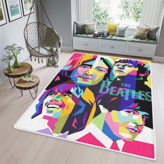 The Beatles Music Band Carpet Area Rug