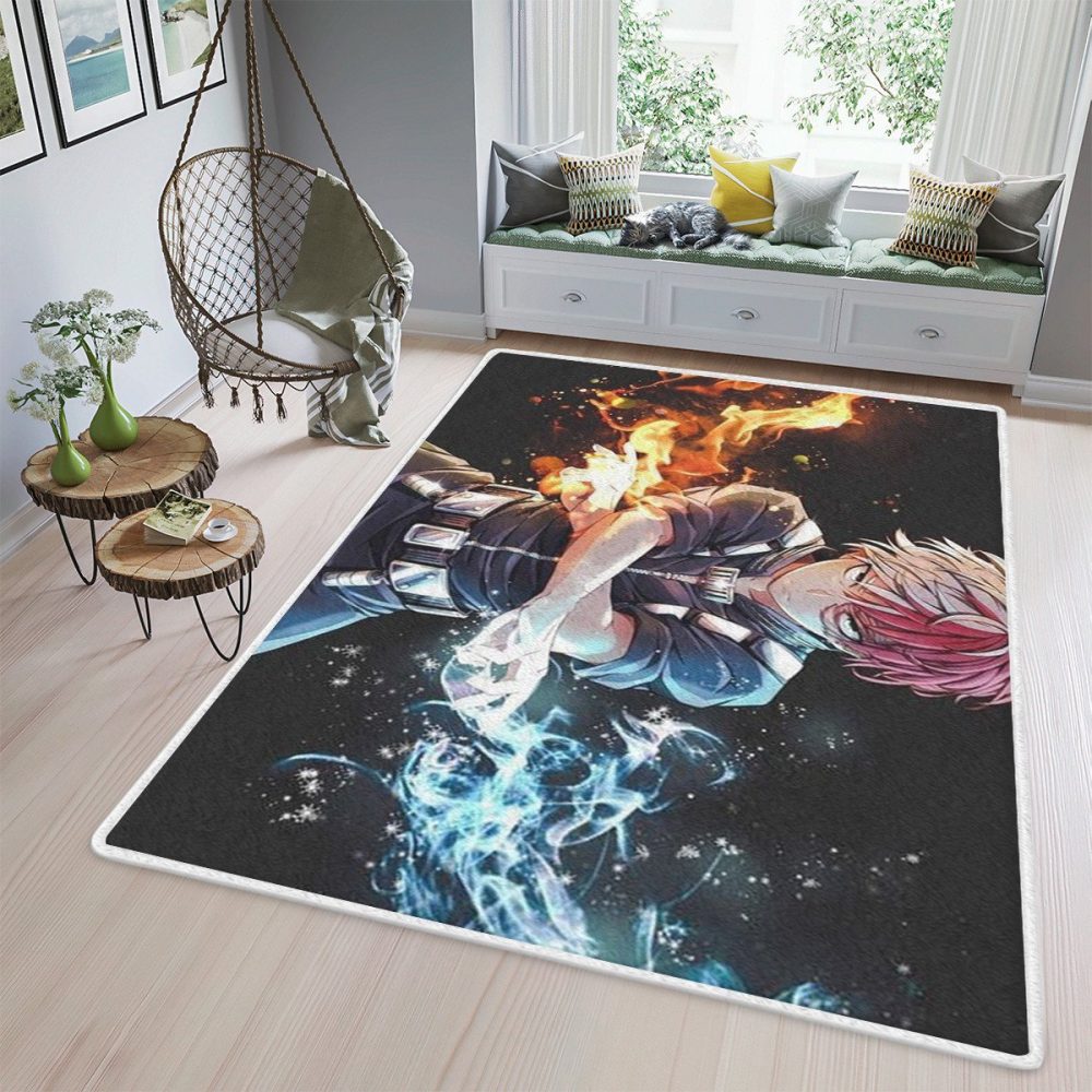 Todoroki Shouto My Hero Academia Carpet Area Rug