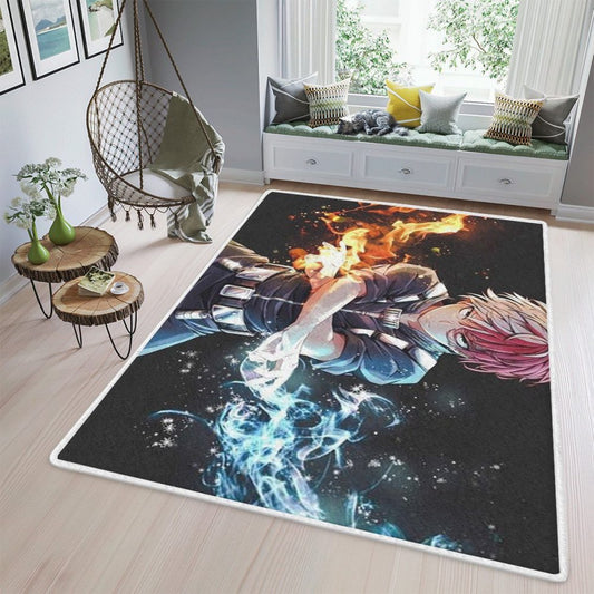 Todoroki Shouto My Hero Academia Carpet Area Rug