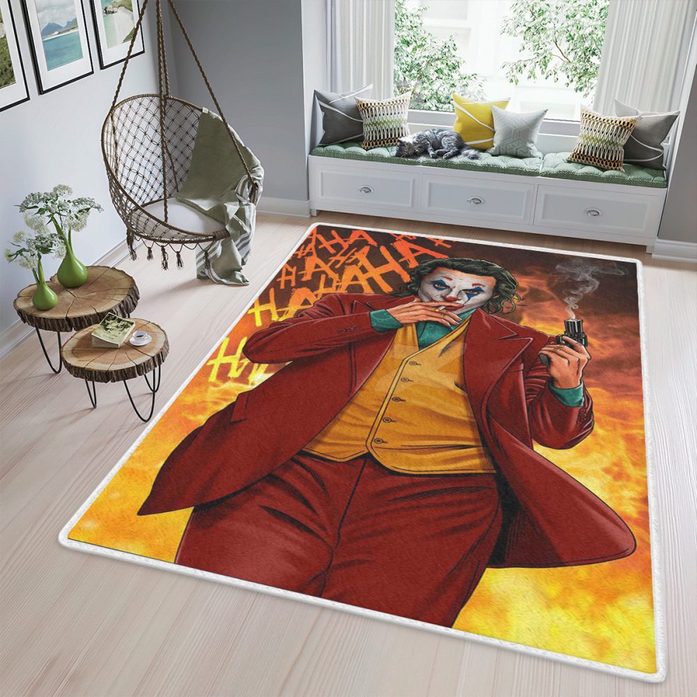 Cool Joker Guns HahahaJoker Carpet Area Rug